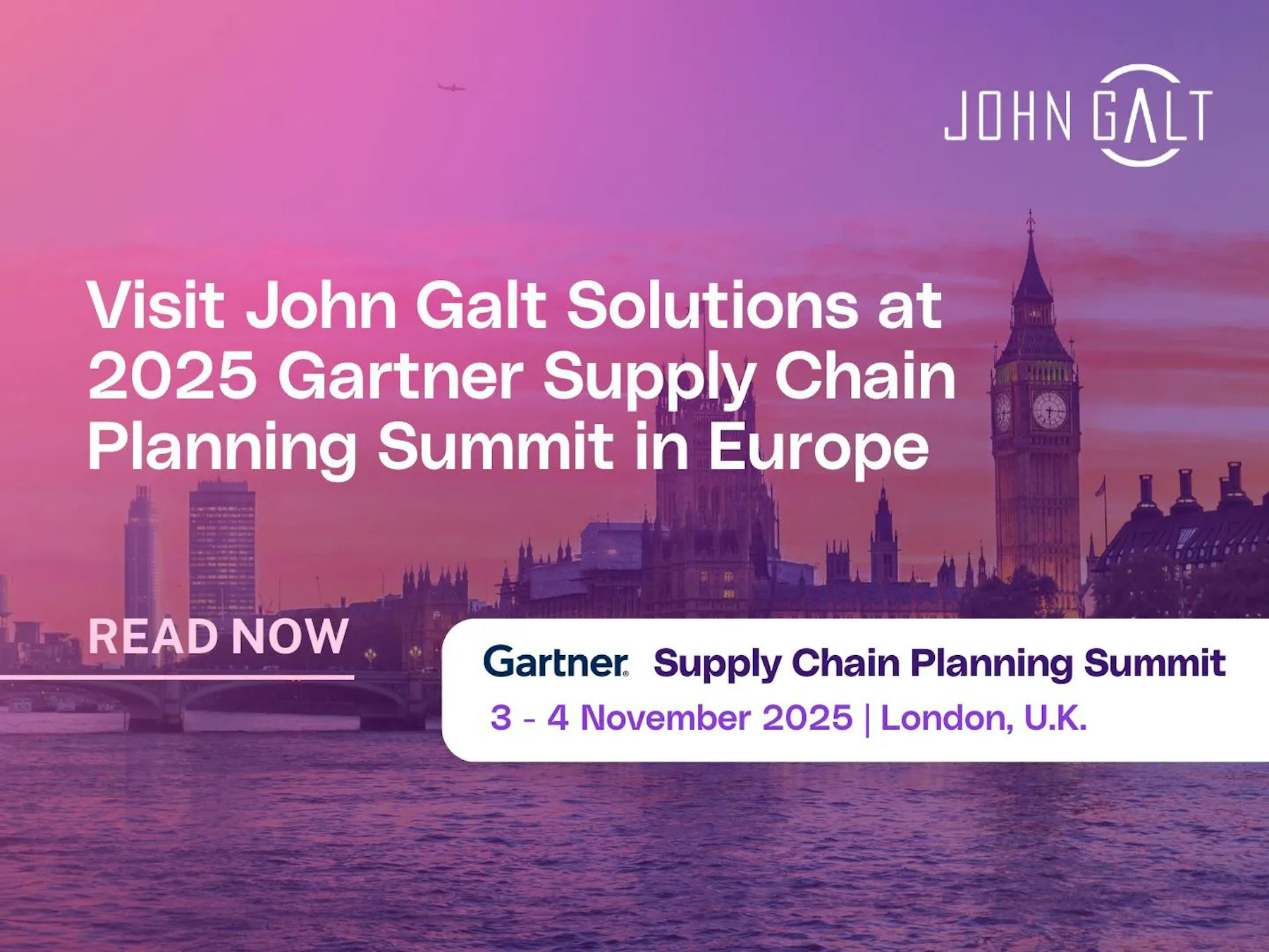 Discover the Fastest Way to Unlock Supply Chain Value with John Galt Solutions at the 2025 Gartner Supply Chain Planning Summit in Europe Thumbnail